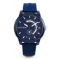 Tommy Hilfiger men's watch with blue silicone bracelet