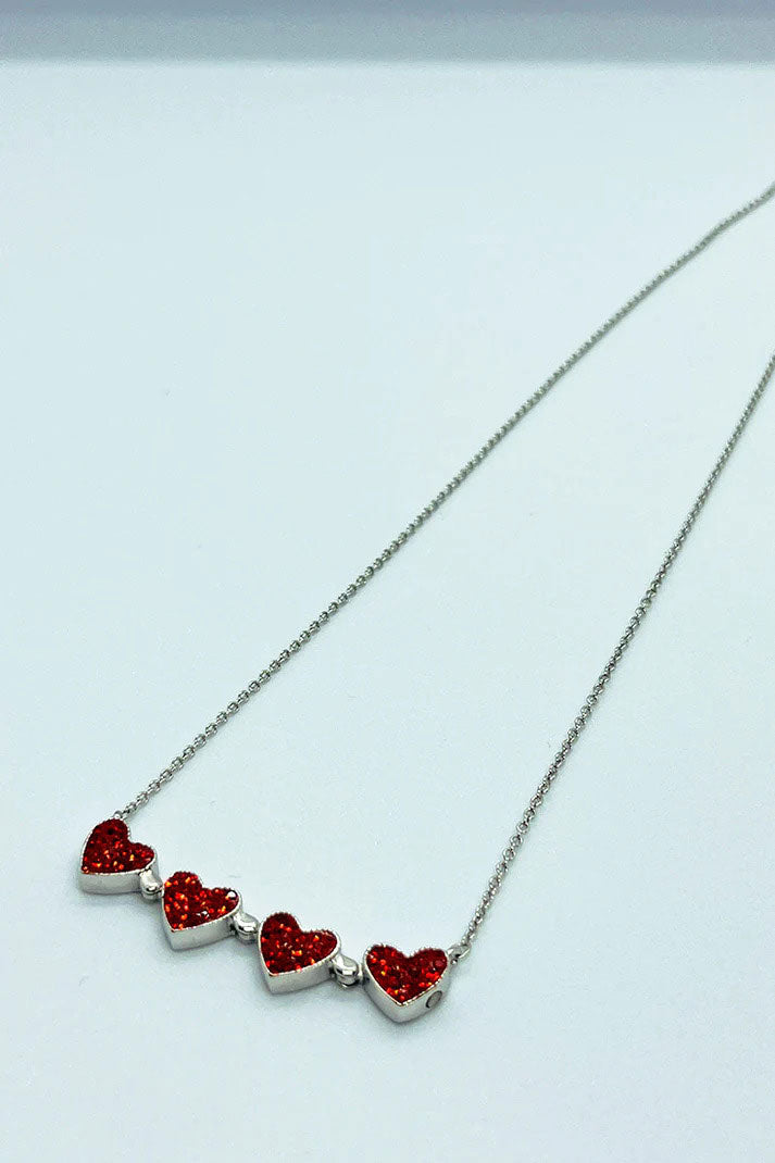 Dynamic 4 hearts necklace