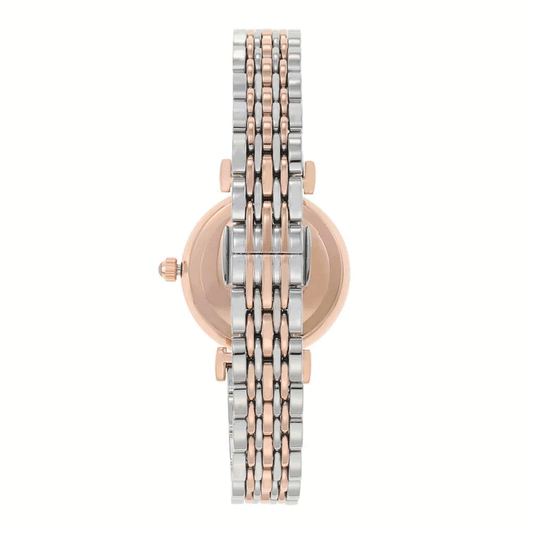 Silver with rose gold watch for women | AR11223