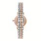 Silver with rose gold watch for women