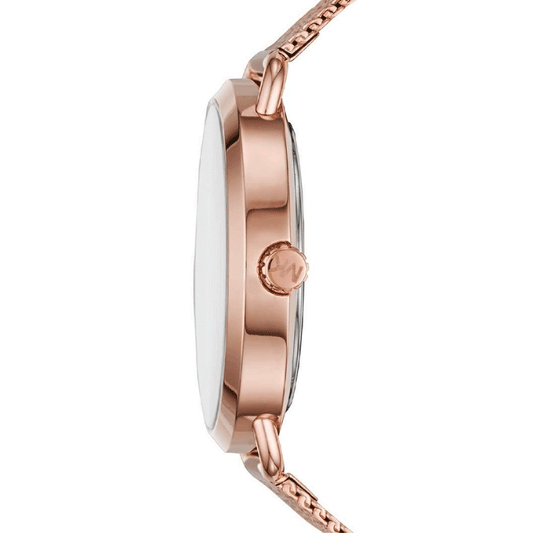 مايكل كورس بورتيا روز جولد للنساء مع كريستال