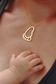 Baby foot necklace