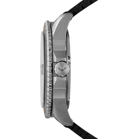 ساعة رياضية بقرص أسود مع حزام قابل للتبديل | Ar11341