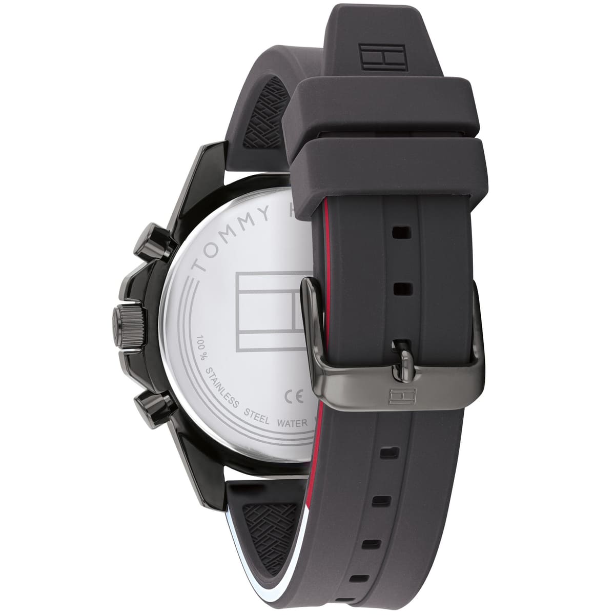 Tommy Hilfiger men's watch with Black silicone strap