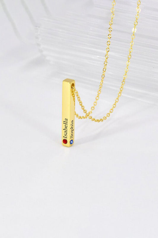 Personalized Vertical necklace
