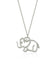 Engraved Elephant necklace